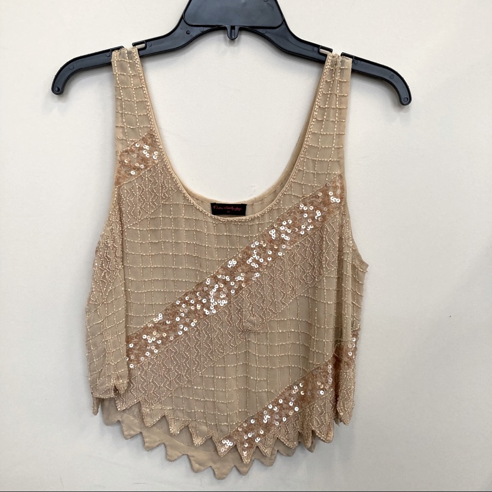 Beaded crop top